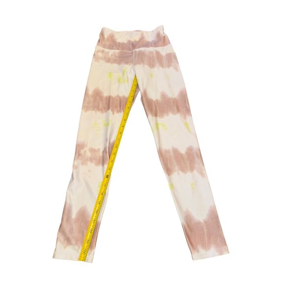 High-Waisted Ebb & Flow Tie-Dye Yoga Leggings S - Picture 2 of 8